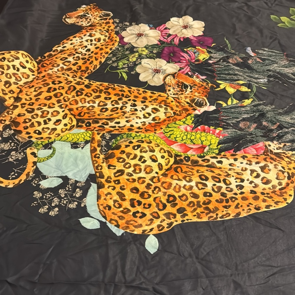 NWOT Shein Floral Curvy Cover Up Long Sleeve Dress Size 4X - Picture 6 of 10